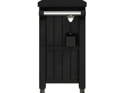 vidaXL 3-in-1 Servierwagen Schwarz Polypropylen