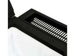 vidaXL 3-in-1 Servierwagen Schwarz Polypropylen