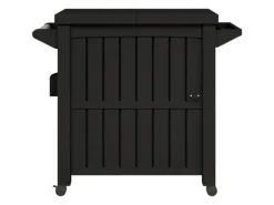 vidaXL 3-in-1 Servierwagen Schwarz Polypropylen