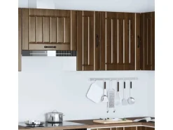 vidaXL Küchen-Hängeschrank Lucca Braun Eichen-Optik Holzwerkstoff 853784