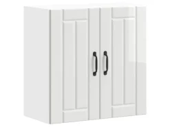 vidaXL Küchen-Hängeschrank Lucca Hochglanz-Weiß Holzwerkstoff 853819