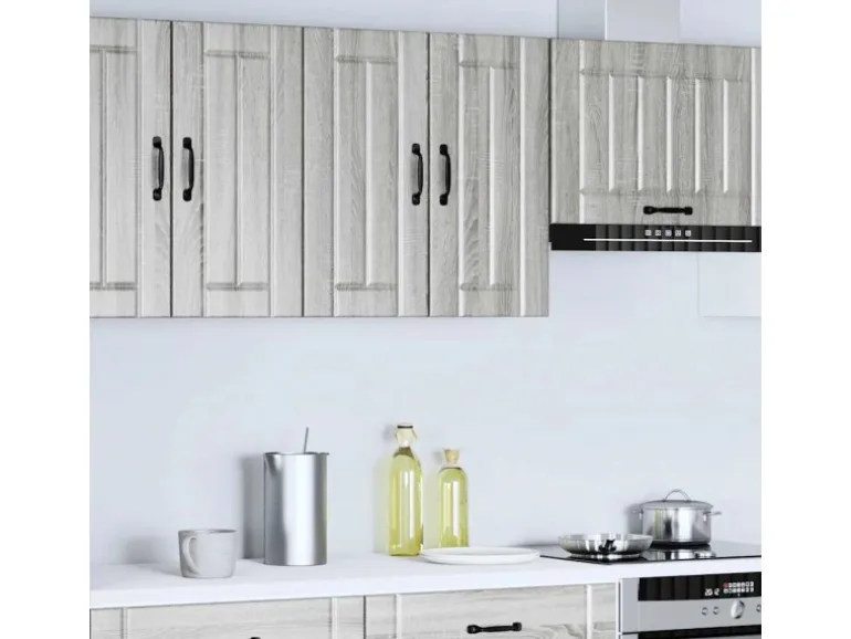 vidaXL Küchen-Hängeschrank Lucca Grau Sonoma Holzwerkstoff 853823