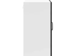 vidaXL Küchen-Hängeschrank mit Glastür Lucca Schwarz Holzwerkstoff 853908