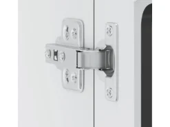 vidaXL Küchen-Hängeschrank mit Glastür Lucca Schwarz Holzwerkstoff 853908