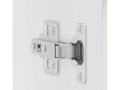 vidaXL Küchen-Hängeschrank mit Glastür Porto Hochglanz-Weiß 854149