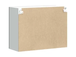 vidaXL Küchen-Hängeschrank mit Glastür Lucca Schwarz Holzwerkstoff 853848