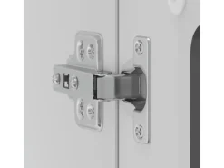 vidaXL Küchen-Hängeschrank mit Glastür Lucca Schwarz Holzwerkstoff 853848