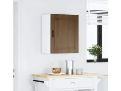 vidaXL Küchen-Hängeschrank Porto Braun Eichen-Optik Holzwerkstoff 854051