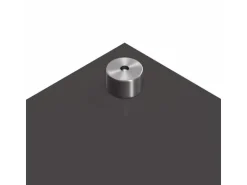 vidaXL Küchenrückwand 2 pcs Dunkelgrau 110 x 60 cm Gehärtetes Glas 3415508