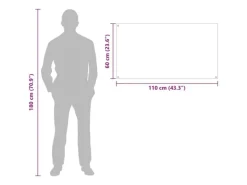 vidaXL Küchenrückwand 2 pcs Dunkelgrau 110 x 60 cm Gehärtetes Glas 3415508