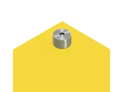 vidaXL Küchenrückwand 2 pcs Gelb 90 x 50 cm Gehärtetes Glas 3415477