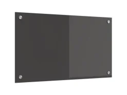 vidaXL Küchenrückwand Dunkelgrau 70 x 40 x 0,6 cm Gehärtetes Glas 42001238