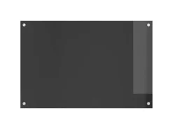 vidaXL Küchenrückwand Dunkelgrau 90 x 60 x 0,6 cm Gehärtetes Glas 42001246