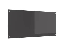 vidaXL Küchenrückwand Dunkelgrau 110 x 50 x 0,6 cm Gehärtetes Glas 42001311