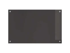 vidaXL Küchenrückwand Dunkelgrau 80 x 50 x 0,6 cm Gehärtetes Glas 42001242