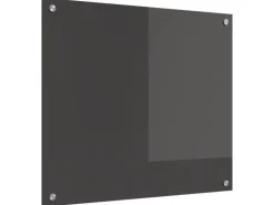 vidaXL Küchenrückwand Dunkelgrau 70 x 60 x 0,6 cm Gehärtetes Glas 42001240