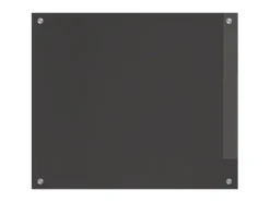 vidaXL Küchenrückwand Dunkelgrau 70 x 60 x 0,6 cm Gehärtetes Glas 42001240