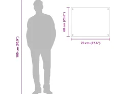 vidaXL Küchenrückwand Dunkelgrau 70 x 60 x 0,6 cm Gehärtetes Glas 42001240