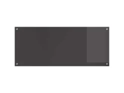 vidaXL Küchenrückwand Dunkelgrau 120 x 50 x 0,6 cm Gehärtetes Glas 42001314