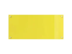 vidaXL Küchenrückwand Gelb 90 x 40 x 0,6 cm Gehärtetes Glas 42001256