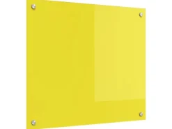 vidaXL Küchenrückwand Gelb 70 x 60 x 0,6 cm Gehärtetes Glas 42001252