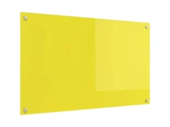 vidaXL Küchenrückwand Gelb 100 x 60 x 0,6 cm Gehärtetes Glas 42001261