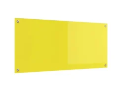 vidaXL Küchenrückwand Gelb 110 x 50 x 0,6 cm Gehärtetes Glas 42001317
