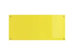 vidaXL Küchenrückwand Gelb 110 x 50 x 0,6 cm Gehärtetes Glas 42001317