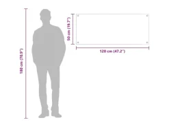 vidaXL Küchenrückwand Gelb 120 x 50 x 0,6 cm Gehärtetes Glas 42001320