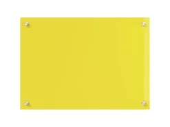 vidaXL Küchenrückwand Gelb 70 x 50 x 0,6 cm Gehärtetes Glas 42001251