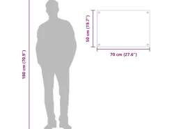 vidaXL Küchenrückwand Gelb 70 x 50 x 0,6 cm Gehärtetes Glas 42001251