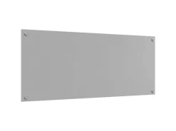 vidaXL Küchenrückwand Hellgrau 120 x 50 x 0,6 cm Gehärtetes Glas 42001308