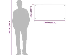 vidaXL Küchenrückwand Hellgrau 100 x 40 x 0,6 cm Gehärtetes Glas 42001235