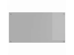 vidaXL Küchenrückwand Hellgrau 110 x 60 x 0,6 cm Gehärtetes Glas 42001306