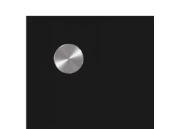 vidaXL Küchenrückwand Schwarz 100 x 60 cm Gehärtetes Glas 42018043