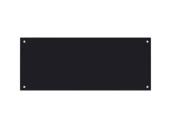 vidaXL Küchenrückwand Schwarz 100x40 cm Hartglas 249490