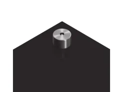 vidaXL Küchenrückwand Schwarz 90 x 60 cm Gehärtetes Glas 42018040