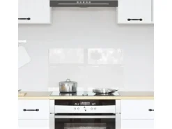 vidaXL Küchenrückwand Transparent 70 x 40 cm Gehärtetes Glas 42018020