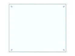 vidaXL Küchenrückwand Transparent 70x60 cm Hartglas 249468