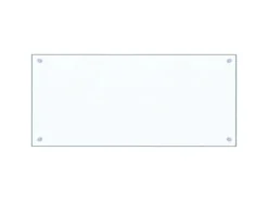 vidaXL Küchenrückwand Transparent 90×40 cm Hartglas 249472