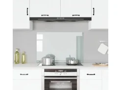 vidaXL Küchenrückwand Transparent 90×60 cm Hartglas 249474