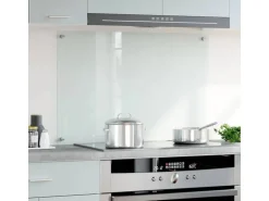 vidaXL Küchenrückwand Transparent 90×60 cm Hartglas 249474