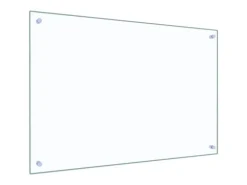 vidaXL Küchenrückwand Transparent 90×60 cm Hartglas 249474