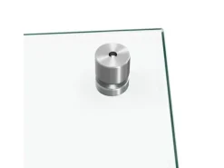 vidaXL Küchenrückwand Transparent 90×60 cm Hartglas 249474