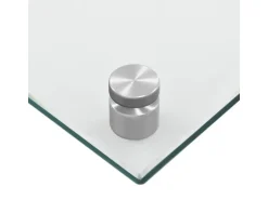 vidaXL Küchenrückwand Transparent 90×60 cm Hartglas 249474