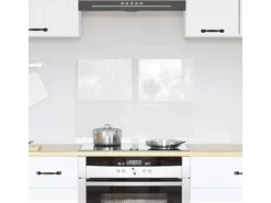 vidaXL Küchenrückwand Transparent 70 x 50 cm Gehärtetes Glas 42018021