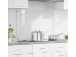 vidaXL Küchenrückwand Transparent 100 x 60 cm Gehärtetes Glas 42018031