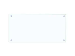 vidaXL Küchenrückwand Transparent 80×40 cm Hartglas 249469