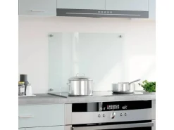 vidaXL Küchenrückwand Transparent 70x50 cm Hartglas 249467