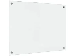 vidaXL Küchenrückwand Transparent 80 x 60 cm Gehärtetes Glas 42018025